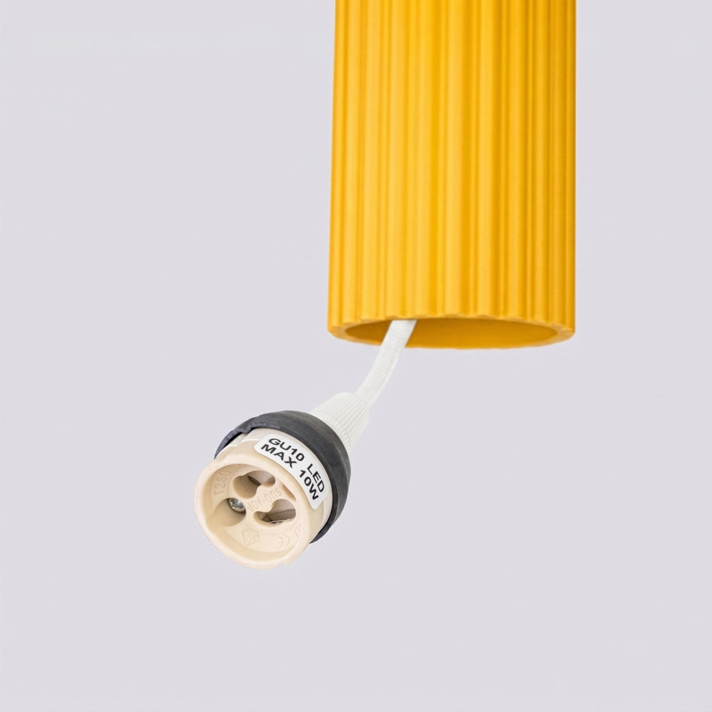 Lampada a sospensione KARBON 3P giallo