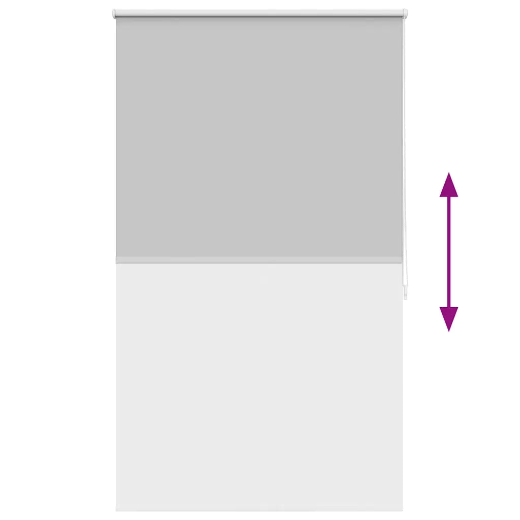 Tenda a rullo oscurante 124,4x175 cm Tessuto Larghezza 120 cm grigio 240129