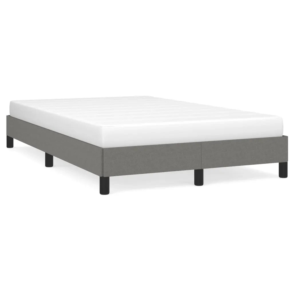 Giroletto senza Materasso Grigio Scuro 120x190 cm in Tessuto