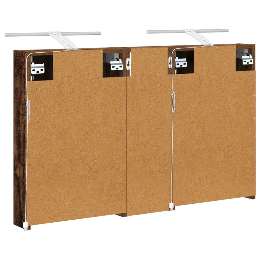 Set di Armadi da Bagno con porta 3 pcs 100 x 10,5 x 60,5 cm 3403710