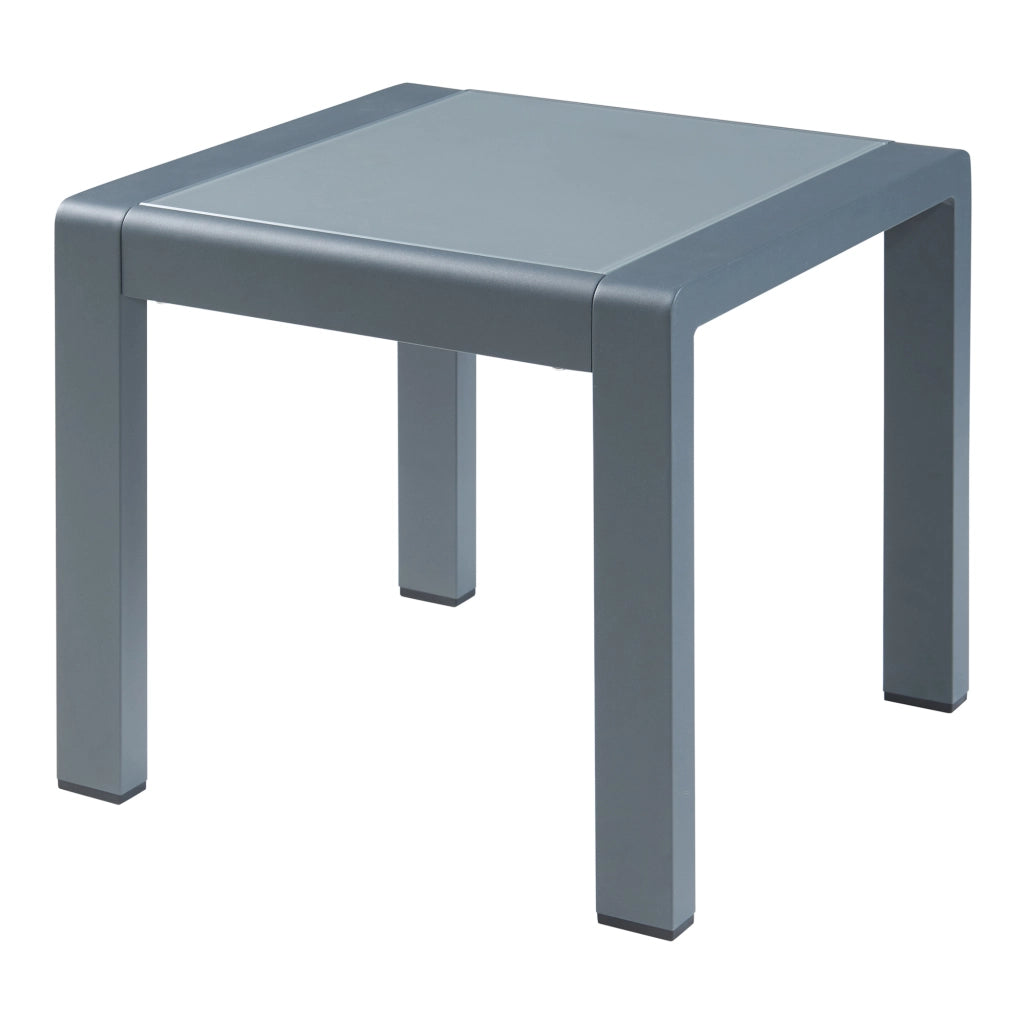 Set Baragiano di Tavolino e 2 Lettini Prendisole - Antracite/Grigio casa.pro