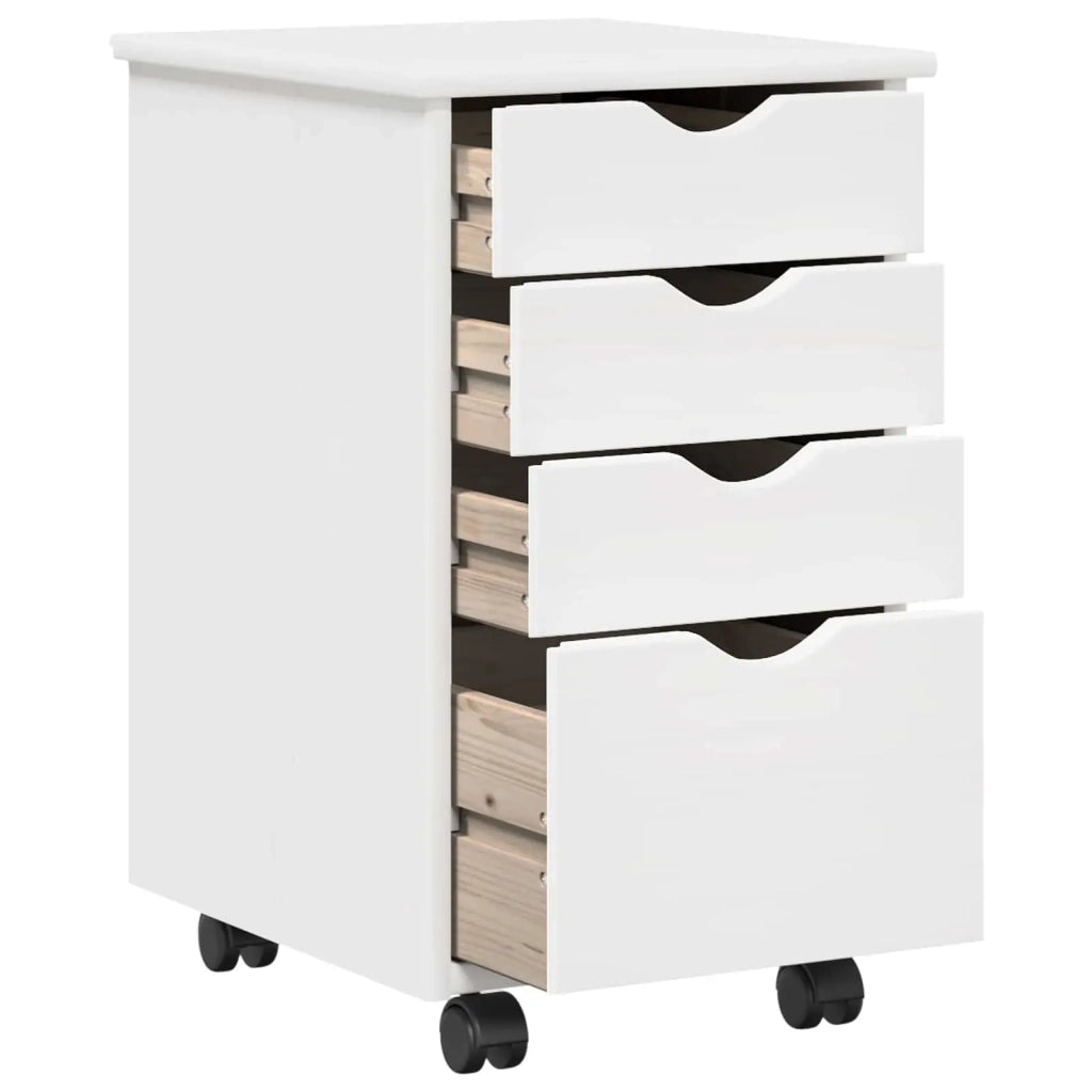 Set di Scrivania e Armadietto 2 pz Bianco 3438766