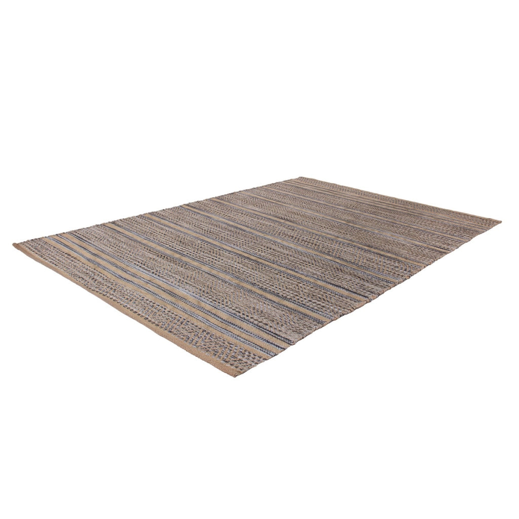 Tappeto Sienna 800 in juta e cotone grigio