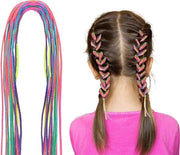 Vendita di 30 capigliature colorate - varie tonalità - fili per capigliature - cinture per capelli - trecce e code per capelli - accessori per stile e creazione di capelli - stili di capelli creativi