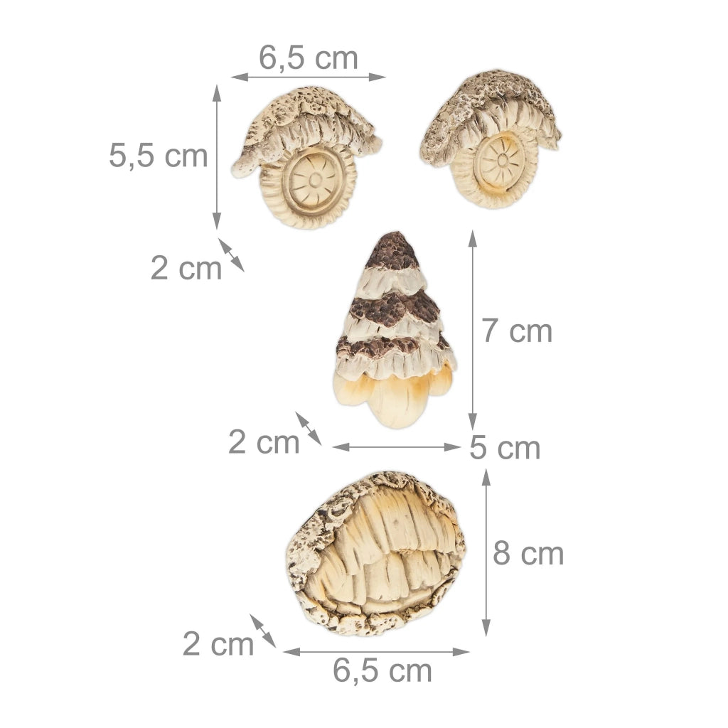 Viso decorativo per tronco d'albero in pietra artificiale naturale 30 x 20 x 5 cm atmosfera magica da giardino 13_0013110