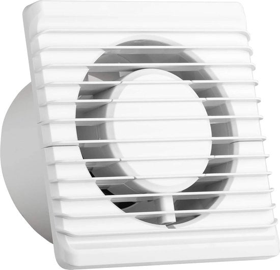Ventilatore per la stanza da bagno 100mm funzione silenziosa per bagni cucine 28dB-1m 26dB-3m 93m³-h