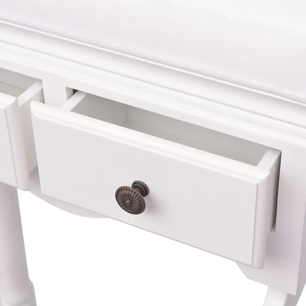 Appendiabiti con Armadietto in Legno Bianco CFW8692695