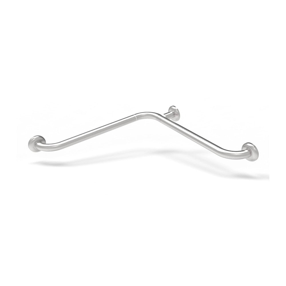 Maniglia angolare di sicurezza da cm 60x60 inox satinato