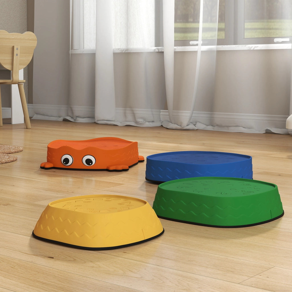 Set pietre equilibrio giardino ¨C zephmum ¨C colorato, plastica, 5 pezzi