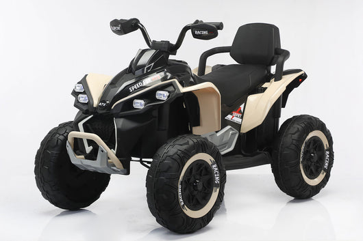 Quad Elettrico per Bambini ATV Safari Gold 24V fino a 60 kg con Telecomando Beige