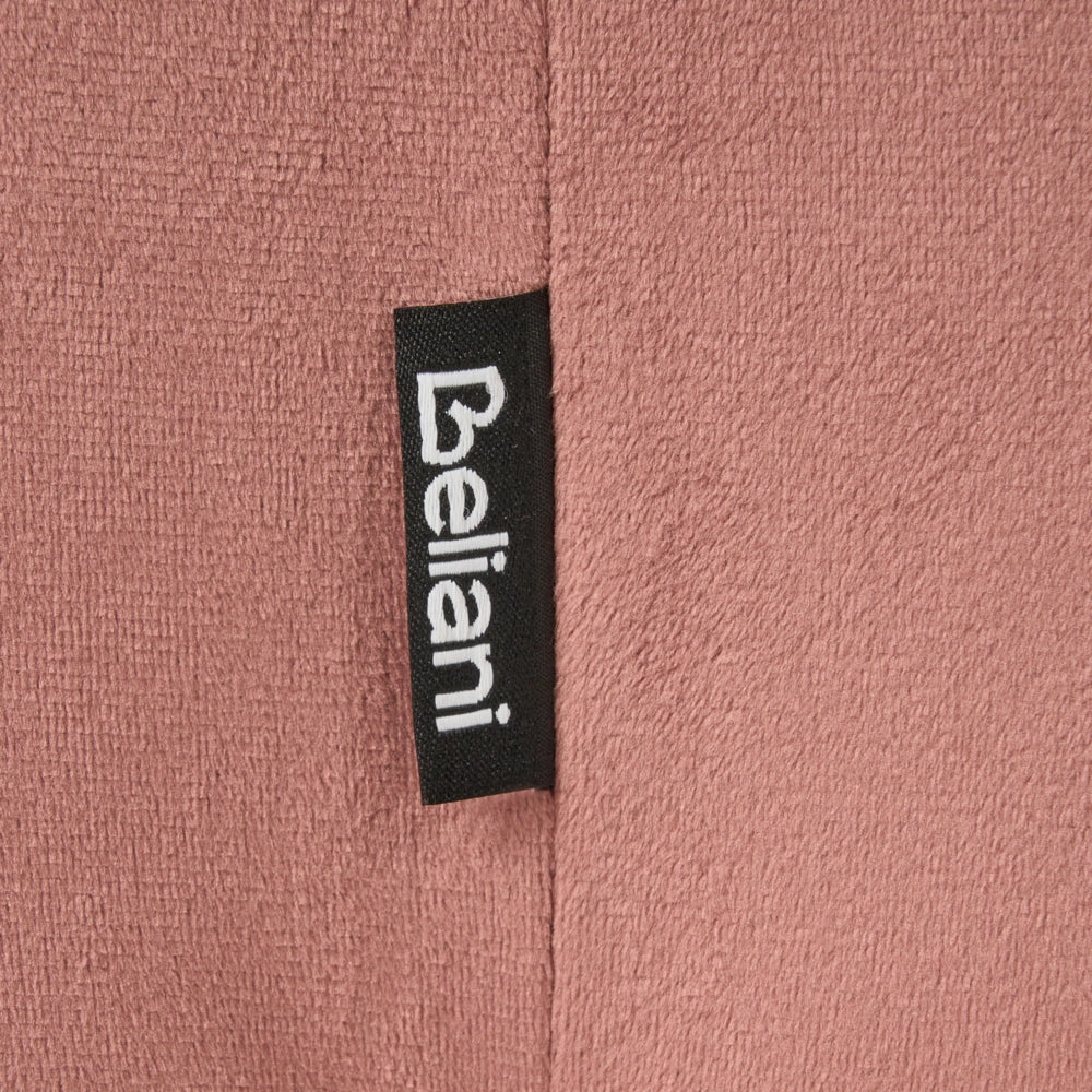 Pouf in velluto rosa con vano portaoggetti motivo floreale per soggiorno e camera da letto stile scandinavo
