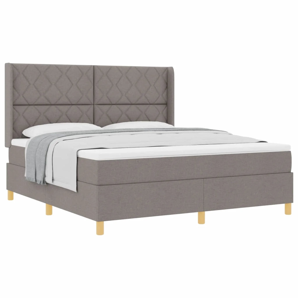 Letto a molle con testiera Talpa 180 x 200 cm Tessuto 3341914