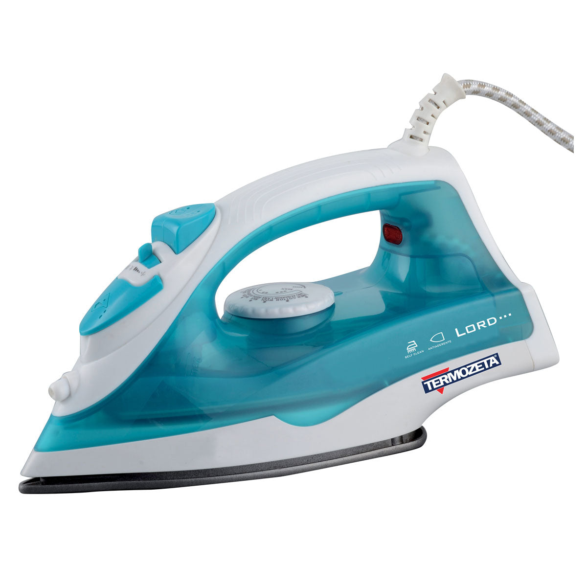 FERRO LORD - Ferro da Stiro Professionale con Piastra in Acciaio Inox e Vapore Regolabile