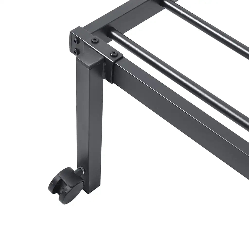Giroletto senza Materasso Pieghevole Nero 90x200 cm in Acciaio 4103960