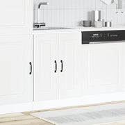 Mobile base lavello-Armadietto da bagno Kalmar Bianco 60x46x81,5 cm in Truciolato