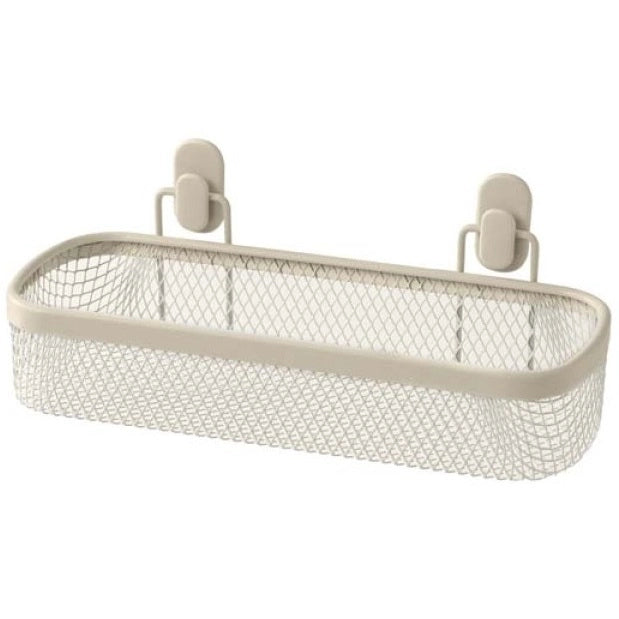 MENSOLA TAKI 32X12XH9CM CREMA ACCIAIO