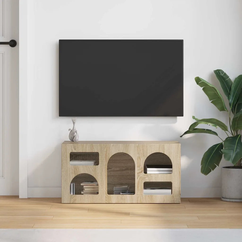 Mobile TV Rovere Sonoma 80 x 35 x 40 cm Legno multistrato 891276
