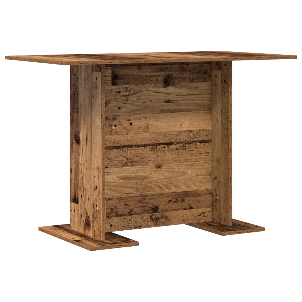 Tavolo da pranzo  in legno antico 110x60x75 cm in legno ingegnerizzato