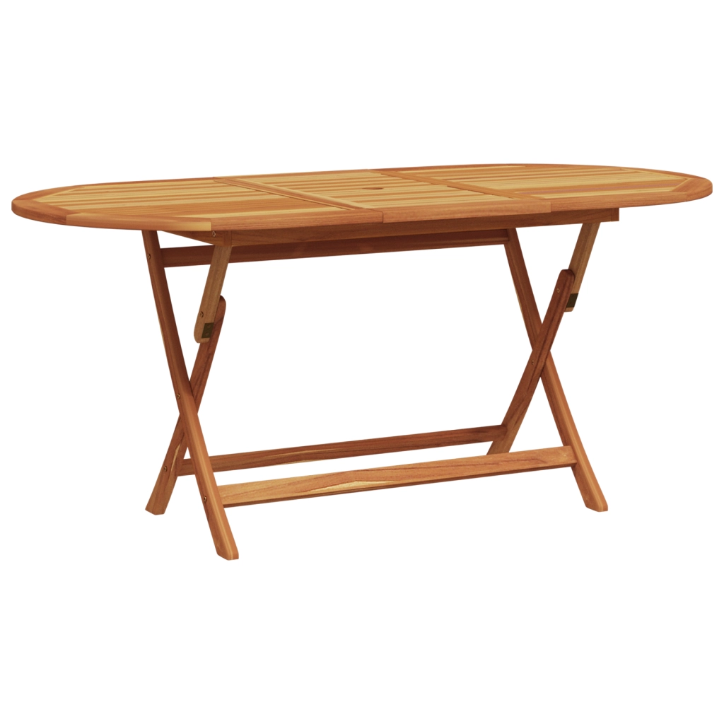Set da Pranzo da Giardino da 7 Pezzi in Nero Legno Massello di Acacia e Polyrattan