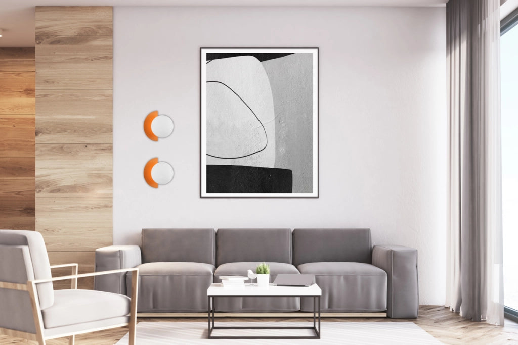 Applique Italux NAUTI sfera vetro bianco arancio G9