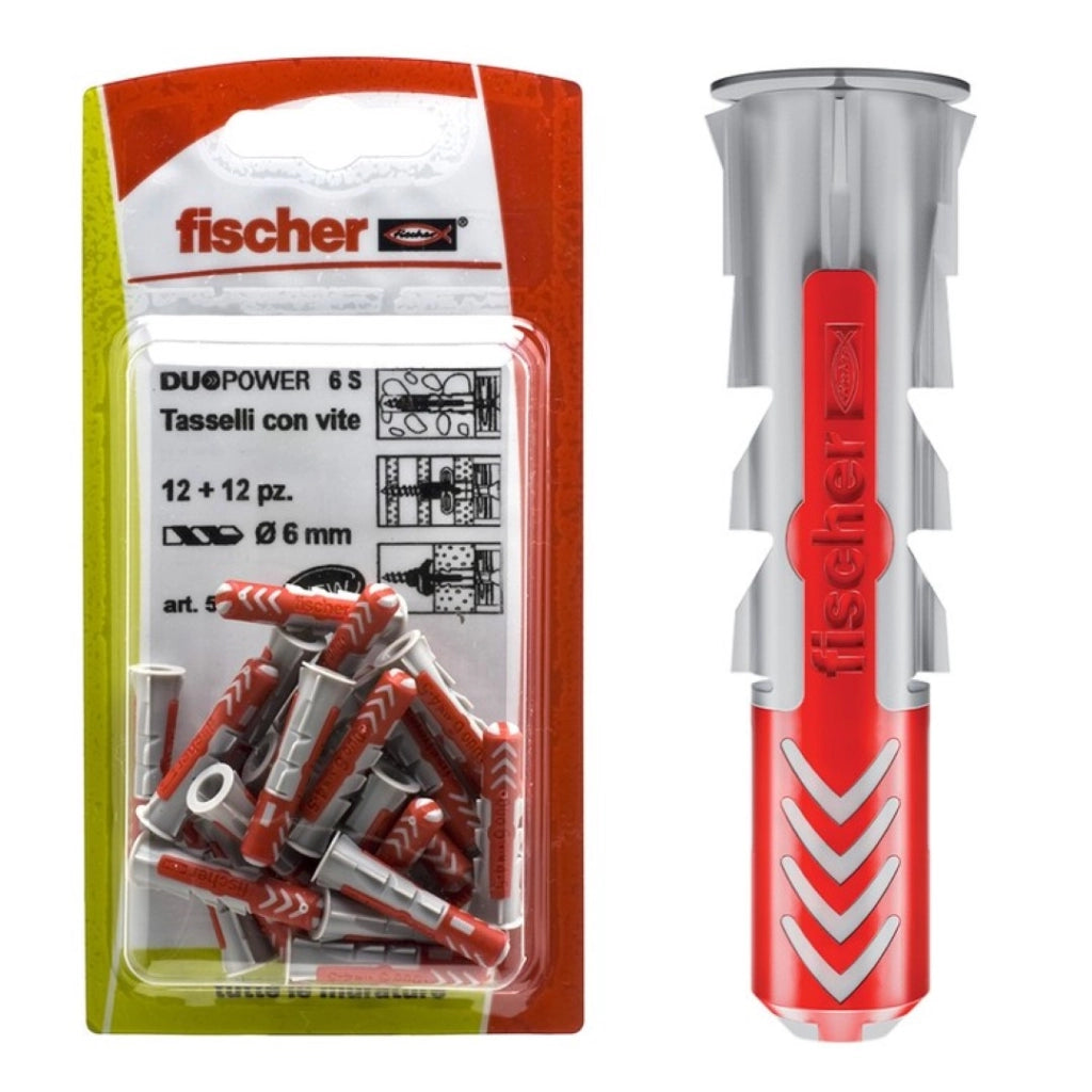 Tasselli Univer. Duopower 10 K Set 5 Pezzi - Fischer