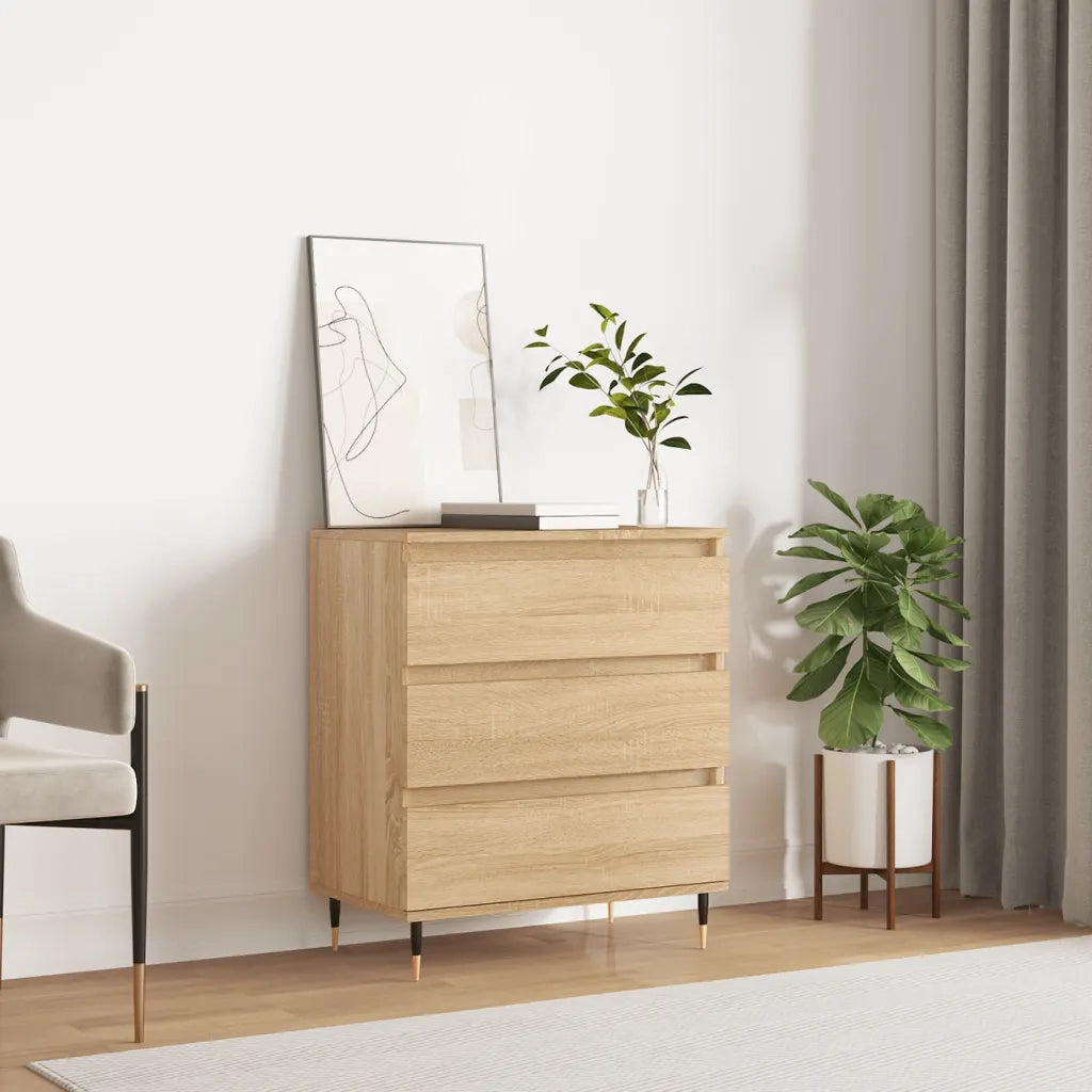 Credenza Rovere Sonoma 60x35x70 cm in Legno Multistrato 827175