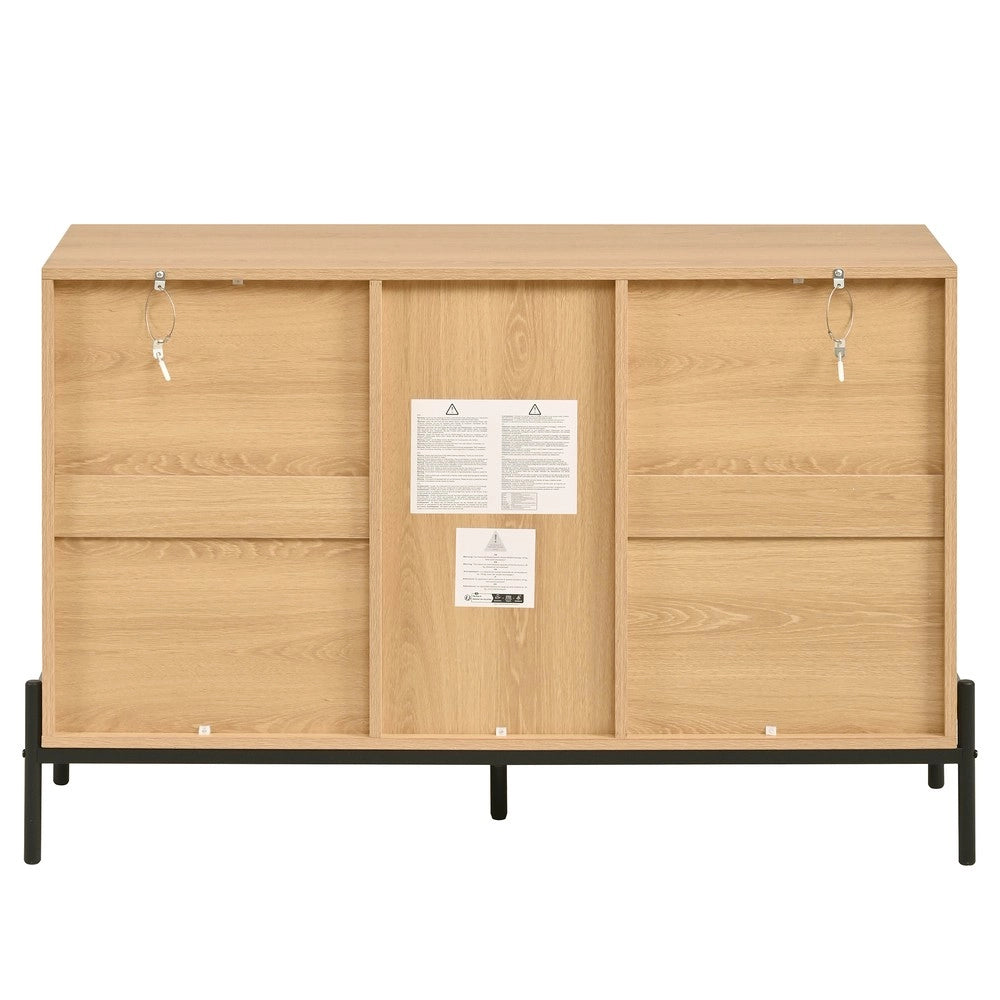 Credenza Moderna con Ante e Cassetto ¨C MINIMAL ¨C Legno, Soggiorno