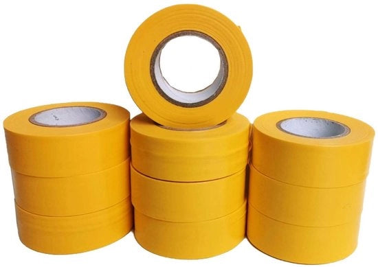 Tape di marcatura non adesivo 100 m - Temperatuurbestendig fino a -40 °F - Pacchetto da 10 pezzi - 25,4 mm di larghezza - 0,13 mm di spessore - Righello