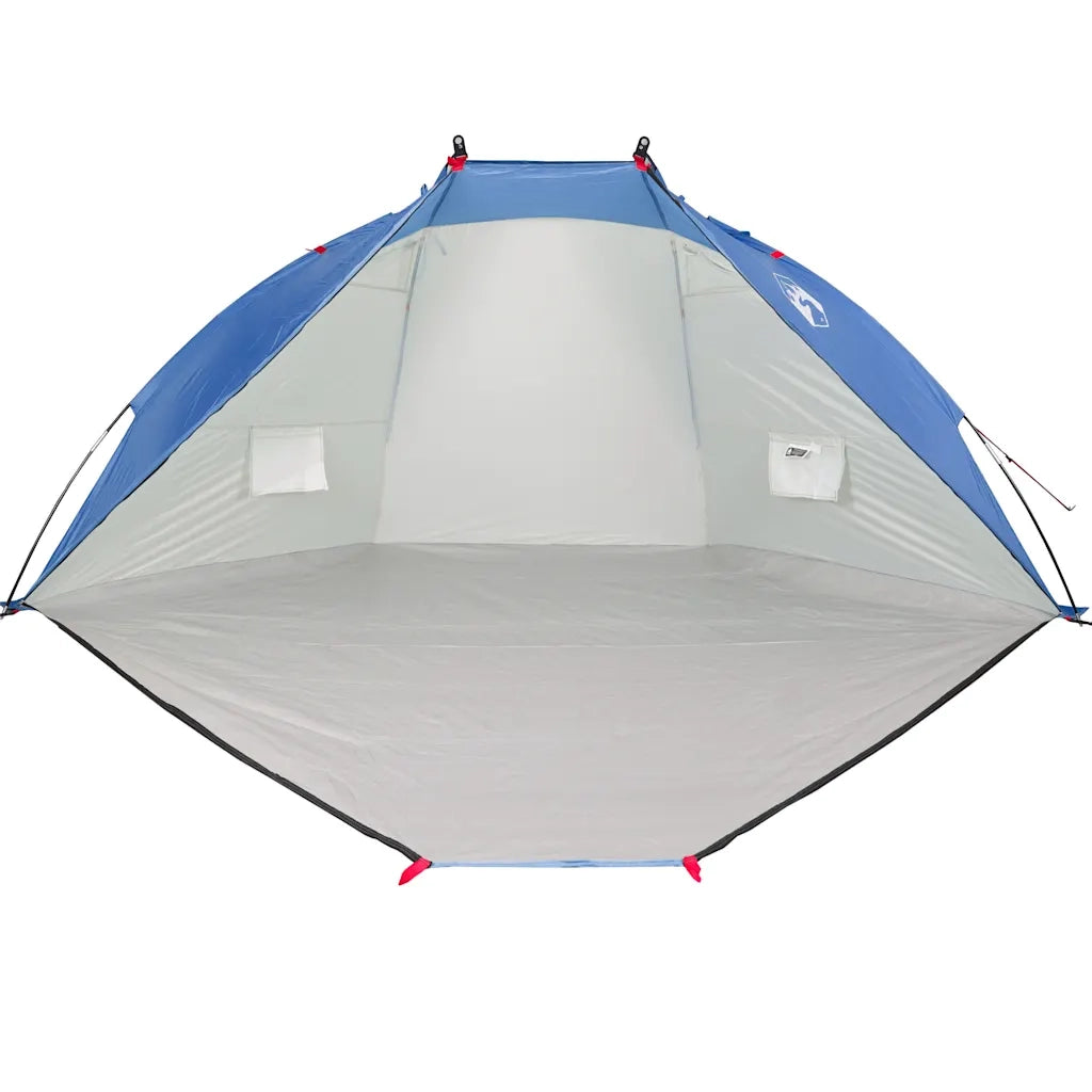 Tenda da Spiaggia-Tenda da campeggio Blu Azzurro 268x223x125 cm in Poliestere 185T