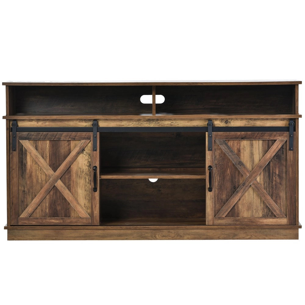 Mobile TV Sideboard con Ante Scorrevoli ¨C Xylo ¨C Legno, 148x40x78 cm