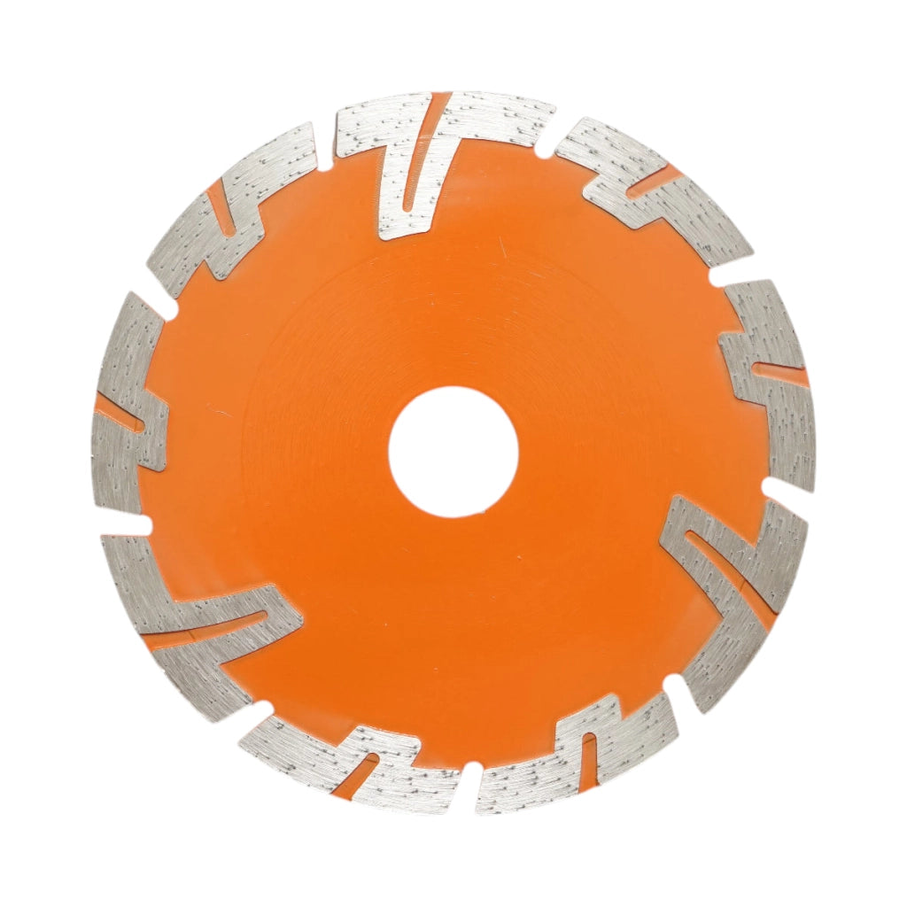 Disco diamantato turbo segmentato 125x22,23 mm, segmento 8 mm per BCA, mattoni, massetto, cemento armato Breckner Germany