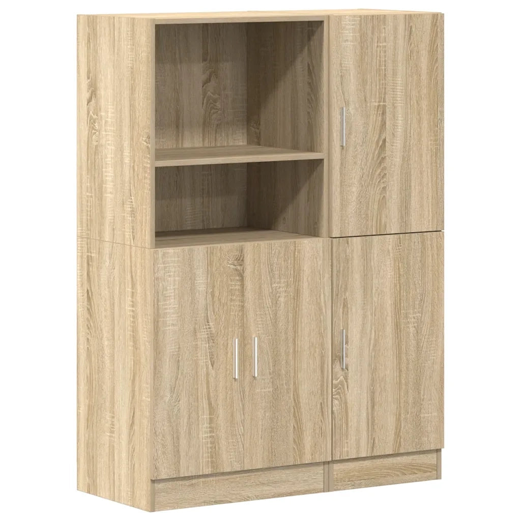 Set di Mobili da Cucina 2 pz Rovere Sonoma in Truciolato 3324144