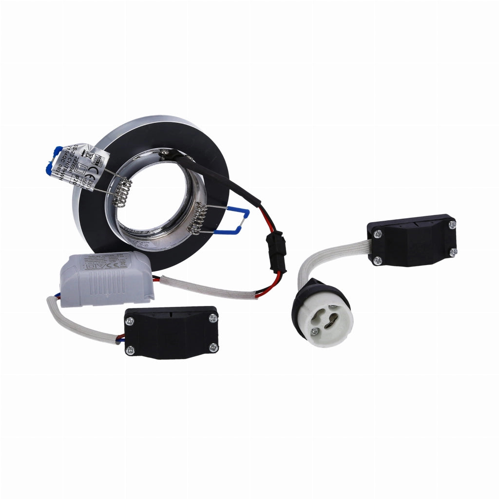 Candellux incasso SS-23 tondo cromo GU10 2 luci LED