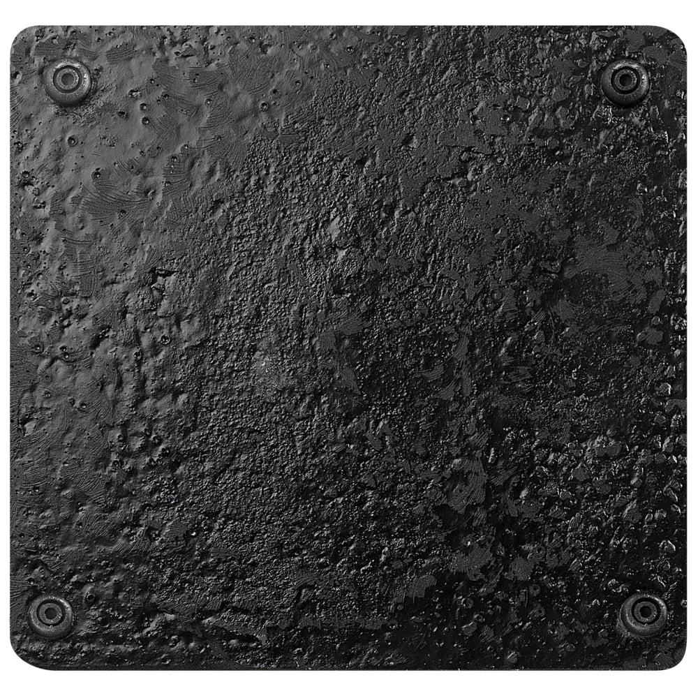 Base per ombrellone Portaombrelli da esterno quadrato in cemento Nero da 25 kg