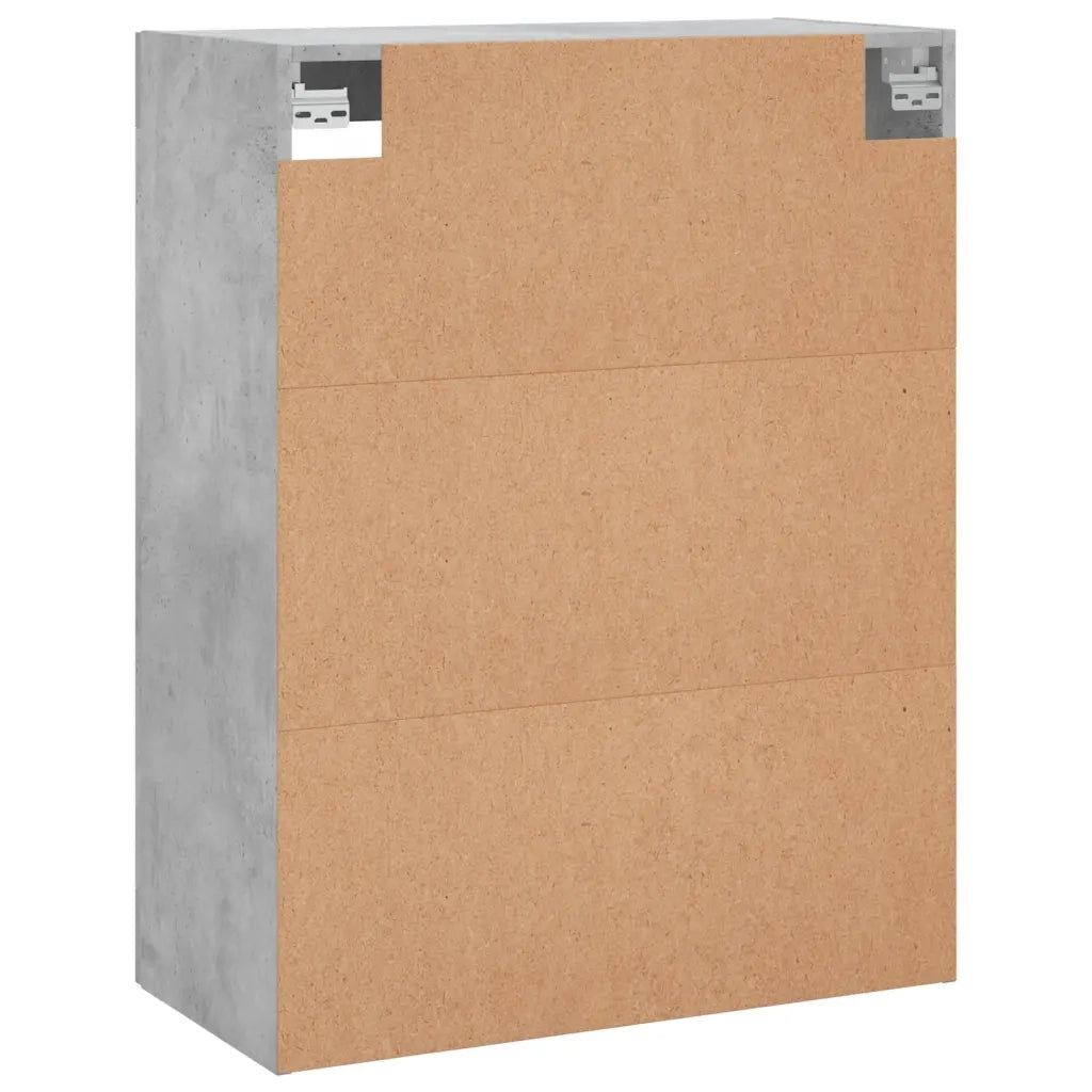 Armadietti a Parete 2 pz Grigio Cemento in Legno Multistrato CFW2613964