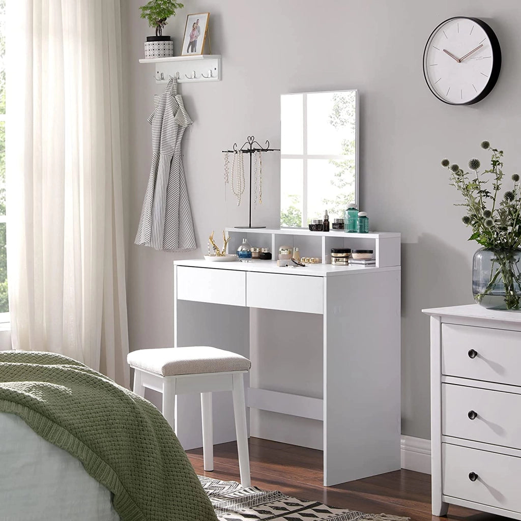 VALORA Toletta scandinava con specchio e cassetti - RDT113W01