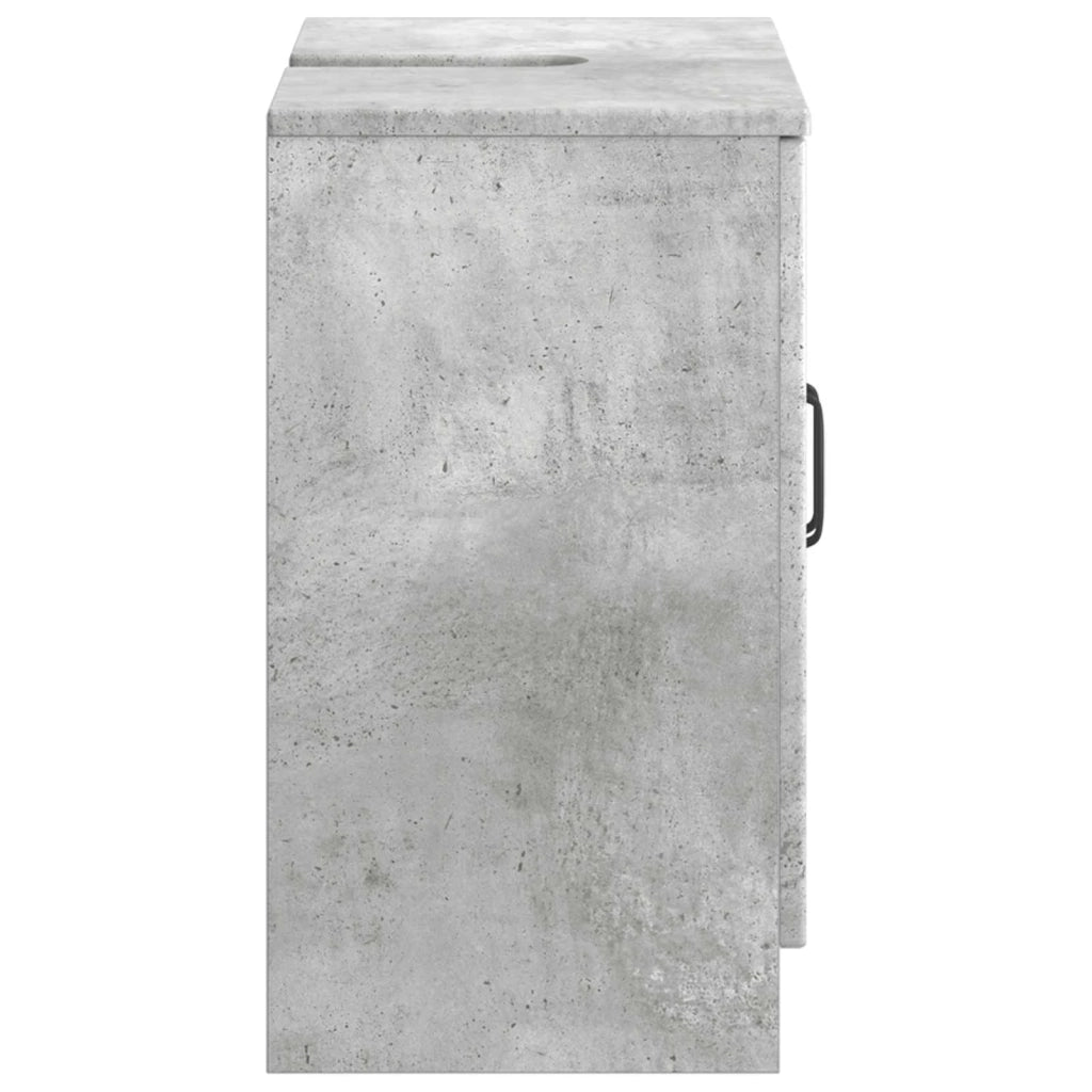 Armadio per Lavabo da Bagno UTRECHT Grigio Cemento 897668