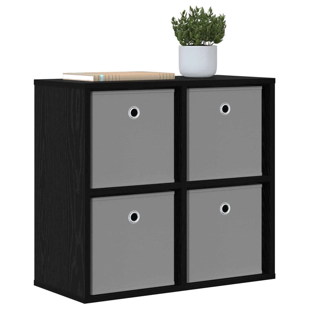 Credenza | Madia | Buffet da pranzo | Armadio da pranzo con cassetto Rovere Nero 59,5 x 27 x 57 cm