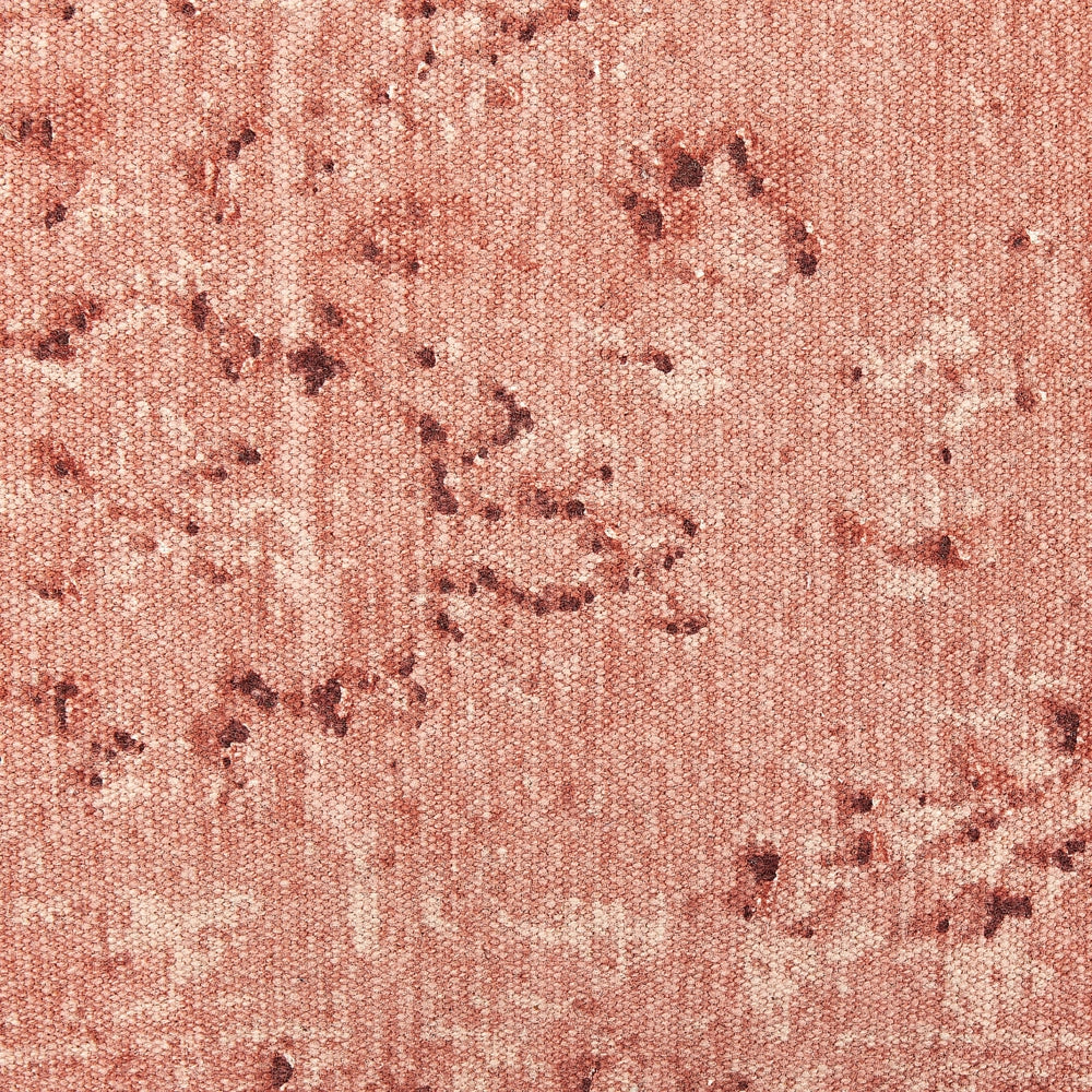 Cuscino di seduta quadrato in cotone con motivo astratto rosso chiaro 50 x 20 cm soggiorno salotto moderno classico