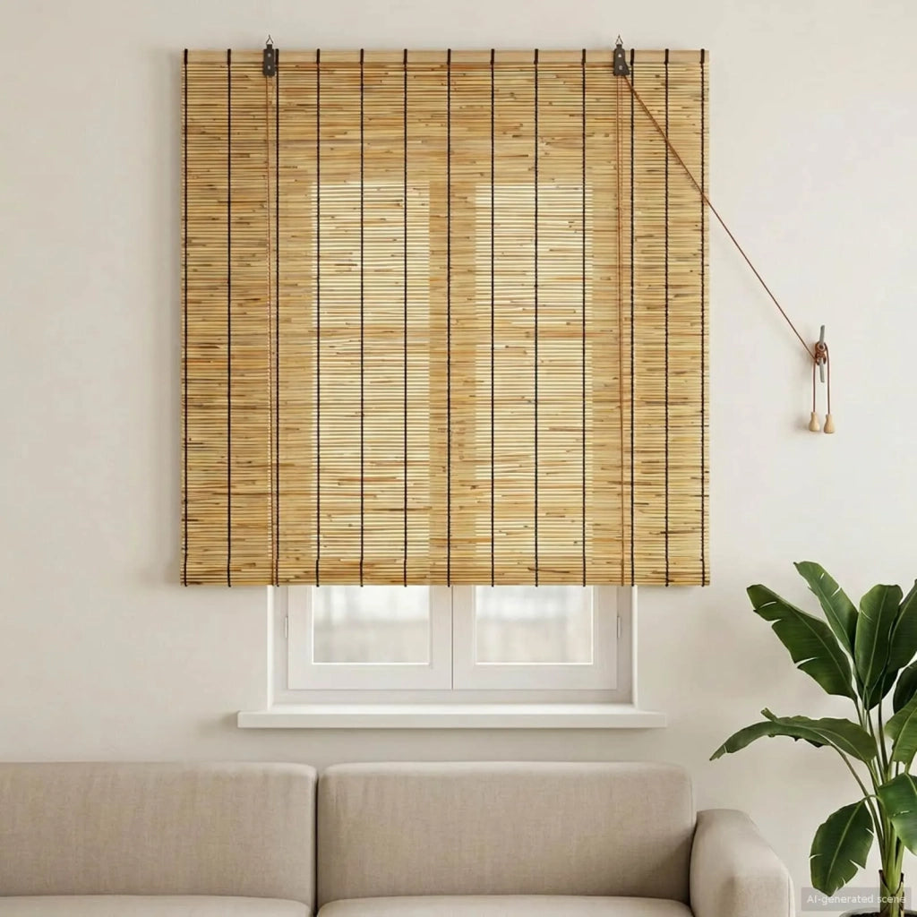 Tenda a rullo Naturale 120 x 160 cm Giunco 42034646