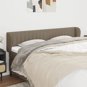 Testiera ad Orecchio-Testata con Orecchie Tortora 183x23x78/88 cm in Tessuto 337432