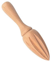 Citruspers Manuale a Mano - Design Ergonomico - Prodotto in Legno Sostenibile - Unico Disegno a Dieci Facce - Sicuro e Inoffensivo - Sapocentrifuga