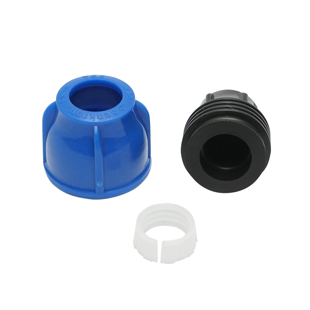 Tappo di compressione con filettatura interna D20mm, PN16 per sistemi di irrigazione