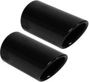 Sistema di scarico - Auto modifica - Luccicante nero - Acciaio inossidabile - Sostituzione per B8 - Adatto per 1.8T e 2.0T