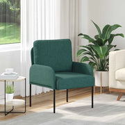 Divani con cuscino 55cm Verde Scuro Legno compensato