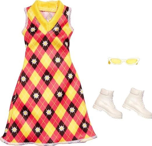 Barbie Abbigliamento Moda Look Completo E Accessori Mod Sdos ,Mattel,Eta 3+