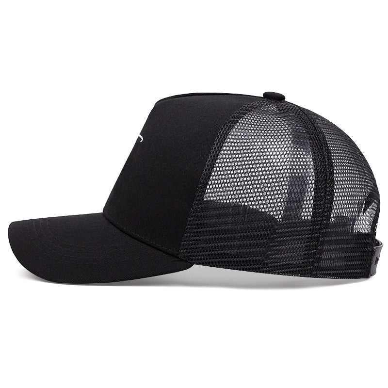 Cappellino da baseball nero con croce
