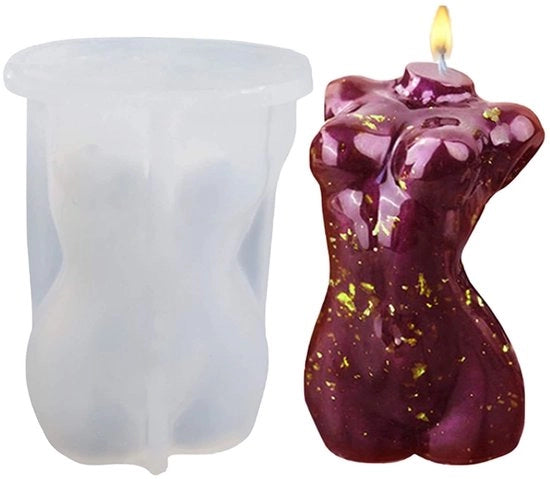 Corona d'oro - Modelli di candela in silicone - Forme 3D di corpo - Candele handmade - C - Candele da fai da te - Decorazione creativa - Adatto a tutti