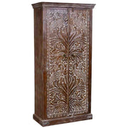Armadio in legno marrone 90x40x180h