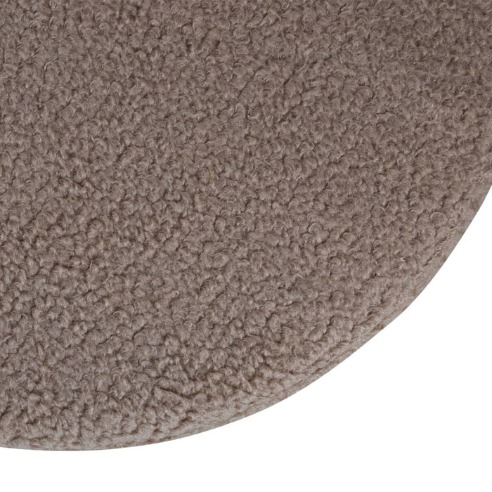 Venture Home Pouf Pot 40x40x40 cm Pelliccia Beige e Nero 444798